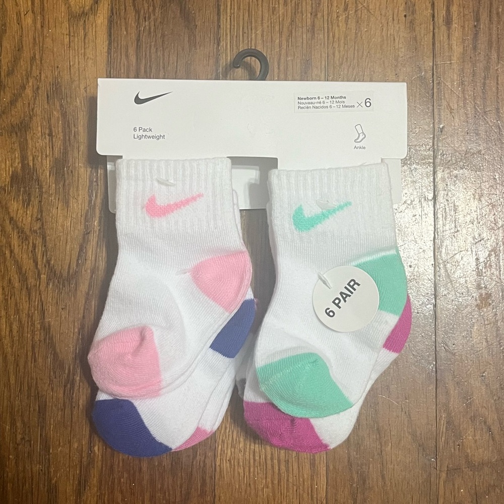 Nike Baby' Socks 6 pair